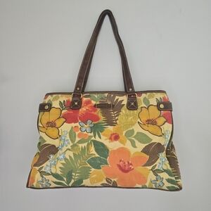 Jamaica Bay Shoulder Bag Purse Floral Mulit Colored